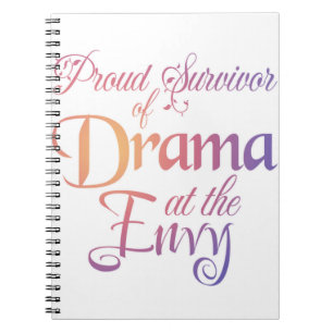 Drama At the Envy - Massage Meme Notebook