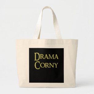 Drama corny bag, for sale ! large tote bag