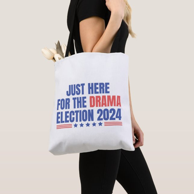 Drama Election 2024 non-partisan drama political Tote Bag (Close Up)