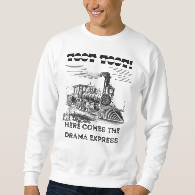 Drama Express Funny Train Quote Tee (Front)