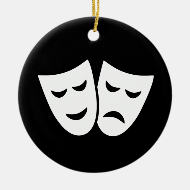 Drama Ideology Ceramic Tree Decoration (Front)