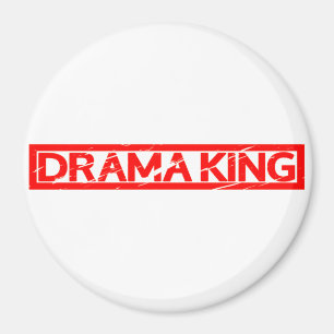Drama King Stamp Magnet