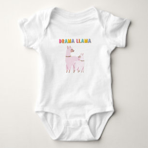 Drama Llama Baby Bodysuit