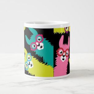 Drama Llama Colourful Camelid Large Coffee Mug