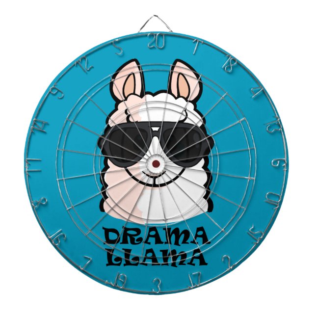 Drama Llama Dartboard (Front)
