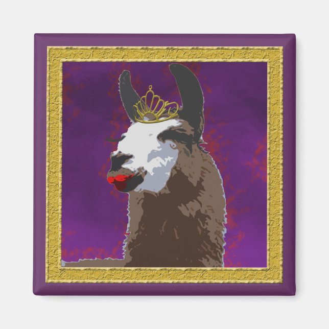 Drama Llama Magnet (Front)