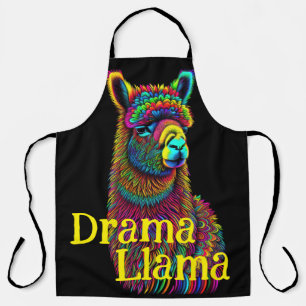 Drama Llama Psychedelic Colour Apron
