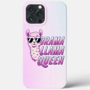 Drama Llama Queen Cute Llama With Sunglasses Women iPhone 13 Pro Max Case