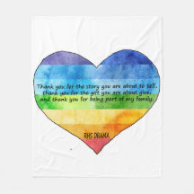 Drama Love Medium Blanket