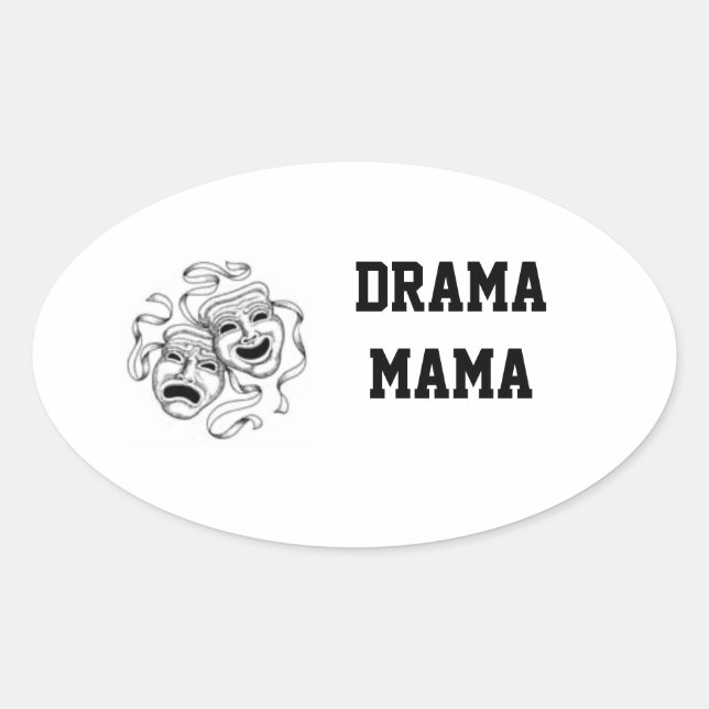 Drama Mama Sticker (Front)