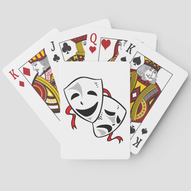 Drama Masks Playing Cards (Back)
