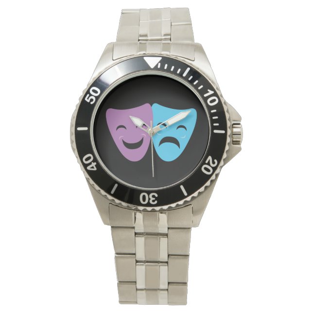 Drama Masks Watch (Front)