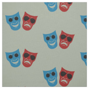 Drama Masks with Sunglasses Fabric