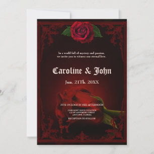 Drama of Love, the gothic Rose of Memory.  Invitation