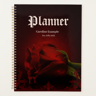 Drama of Love, the gothic Rose of Memory. Planner