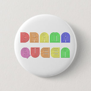 Drama Queen 6 Cm Round Badge