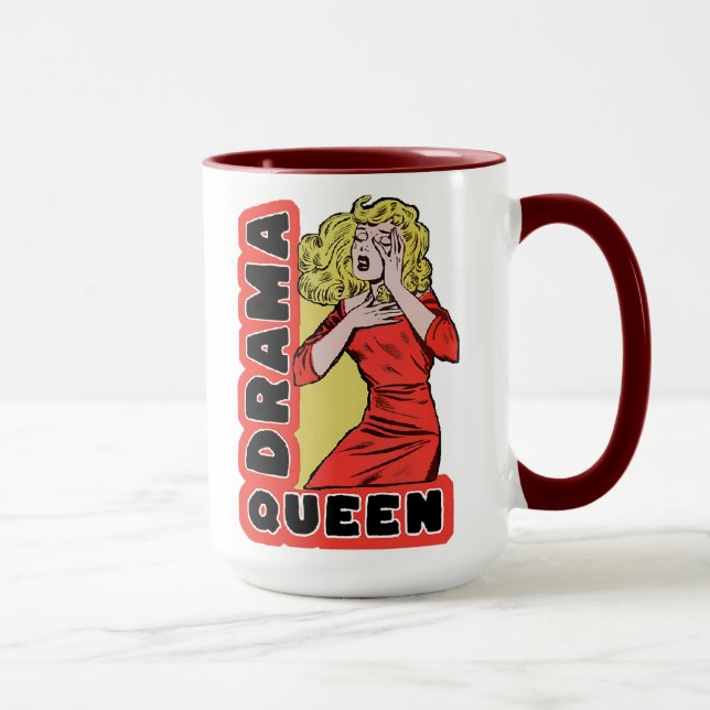Drama Queen because everything excites me too much Mug (Right)