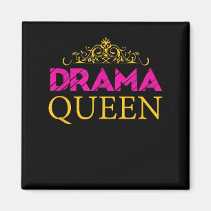 Drama Queen Crown Acting Actress Broadway Actress Magnet