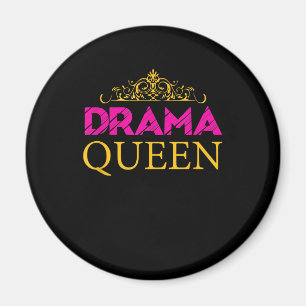 Drama Queen Crown Acting Actress Broadway Actress Magnet
