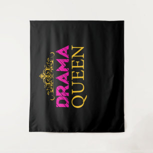 Drama Queen Crown Acting Actress Broadway Actress Tapestry