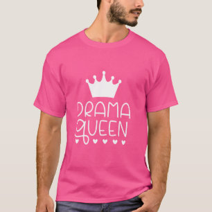 Drama Queen Cute Crown Funny T-Shirt