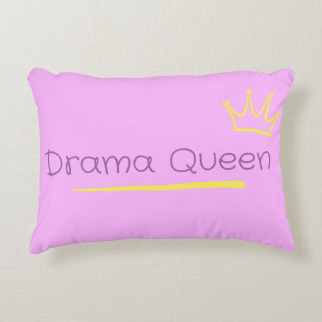 Drama Queen Decorative Cushion (Front)