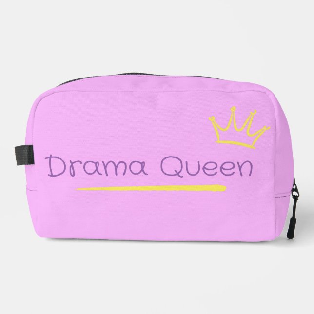 Drama Queen Dopp Kit (Front)