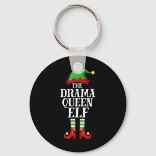 Drama Queen Elf Matching Family Group Christmas Pa Key Ring