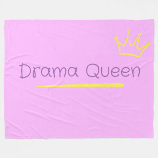 Drama Queen Fleece Blanket