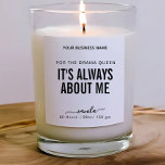Drama Queen Funny Candle Label<br><div class="desc">Drama Queen. This funny candle label is the perfect gift for a best friend or coworker for their birthday or just to make them smile. - this funny candle label is a great way to tell them to thank you. Include your company name , and candle scent, and any other...</div>