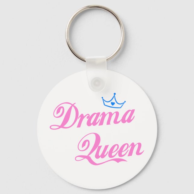 Drama Queen Key Ring (Front)