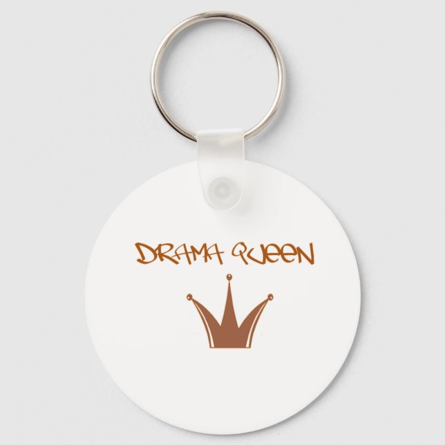 drama queen [] key ring (Front)