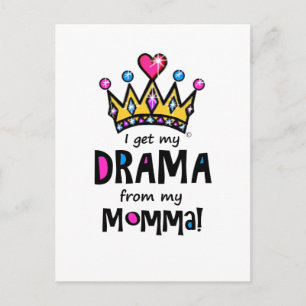 Drama Queen Postcard