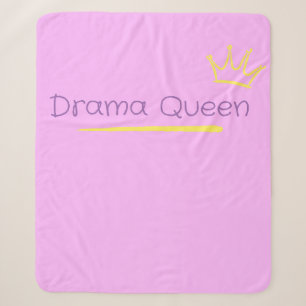 Drama Queen Sherpa Blanket