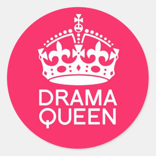 Drama Queen Stickers | Zazzle.co.uk