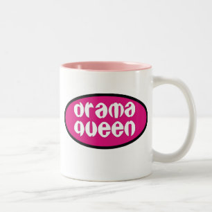 Drama Queen Two-Tone Coffee Mug