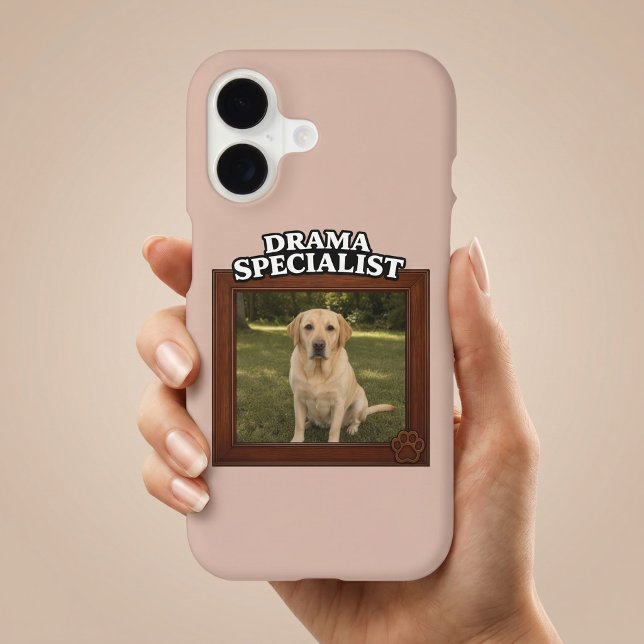Drama Specialist Custom Funny Dog Photo (Creator Uploaded)