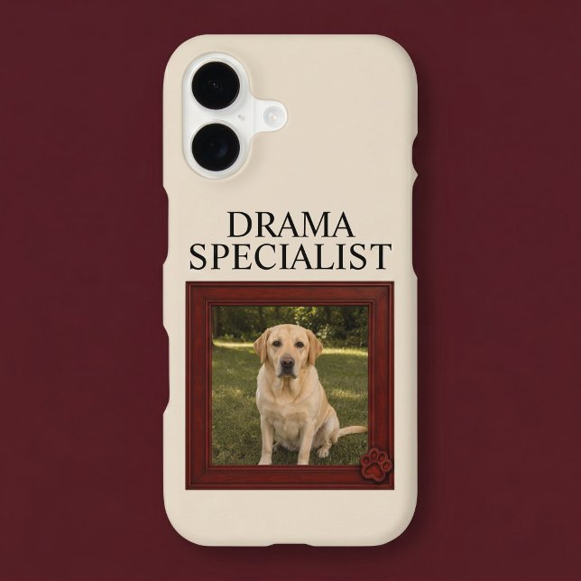 Drama Specialist Custom Funny Dog Photo (Creator Uploaded)