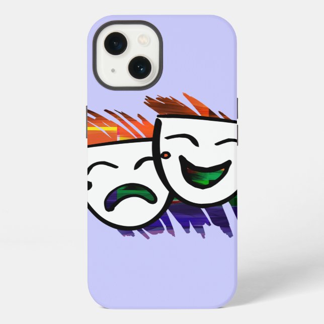 Drama: Splash of Colour iPhone Case (Back)