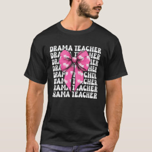 Drama Teacher Drama Teaching Theatre Mask Drama Co T-Shirt