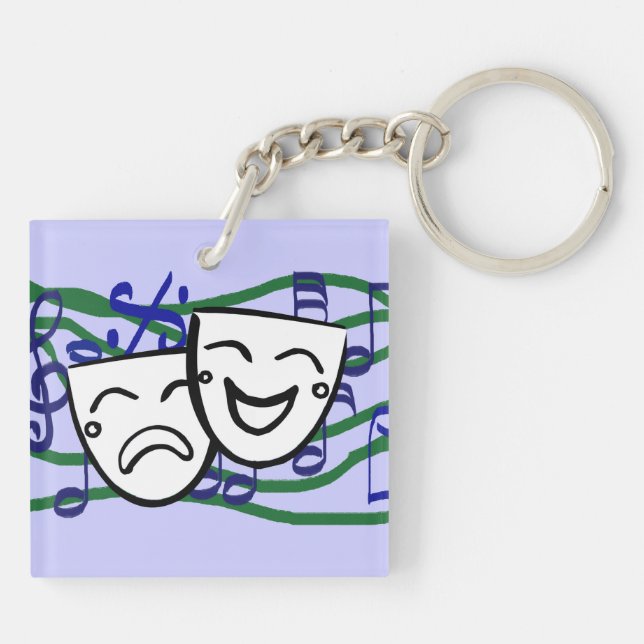 Drama: the Musical Key Ring (Back)