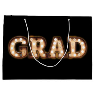 Drama Theatre Movie Lights Grad Graduation Large Gift Bag