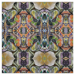 Dramatic Artdeco Linear Geometrric Abstract Fabric