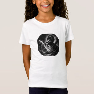 Dramatic Black Horse vs. King – Bold Chess Artwork T-Shirt