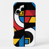 Dramatic Bold Colours Modern Geometric Abstract
