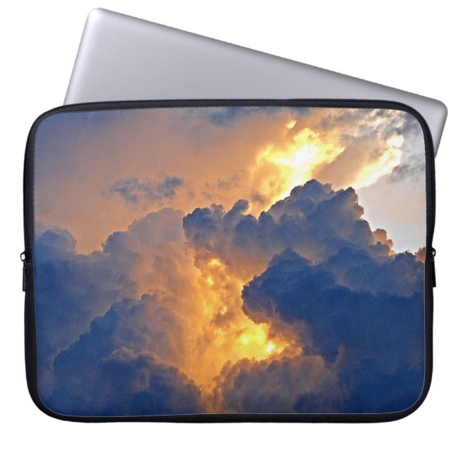 Dramatic Cloud Formation Laptop Sleeve (Front)