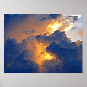 Dramatic Cloud Formation Poster