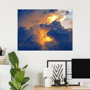 Dramatic Cloud Formation Poster
