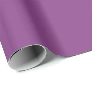 Dramatic Dahlia Purple, Bold Violet Solid Colour Wrapping Paper