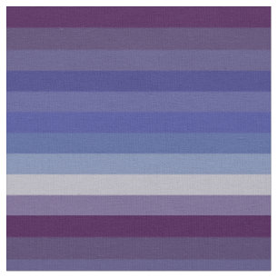 Dramatic Deep Blue & Burgundy Gradient Stripe Patt Fabric